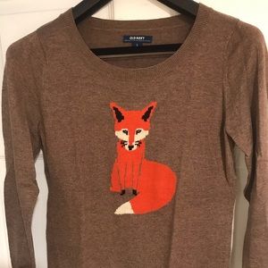Adorable fox sweater